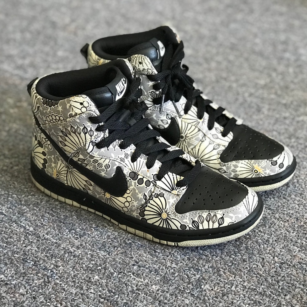 Nike Dunk hi skinny premium Liberty London Sz 8.5 - Picture 3 of 8